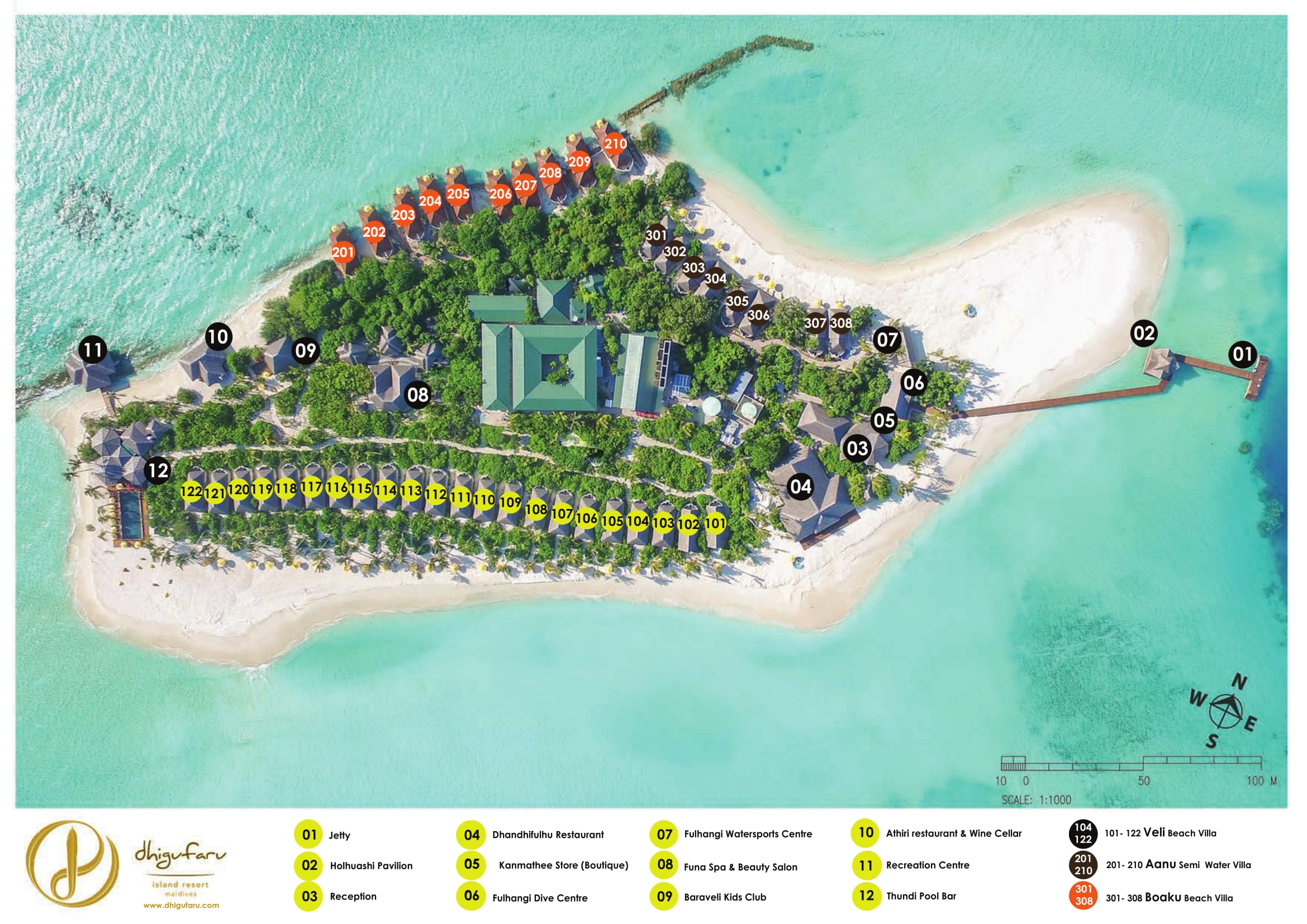 Dhigufaru Island Resort — Баа Атол, Мальдіви мініатюра 147