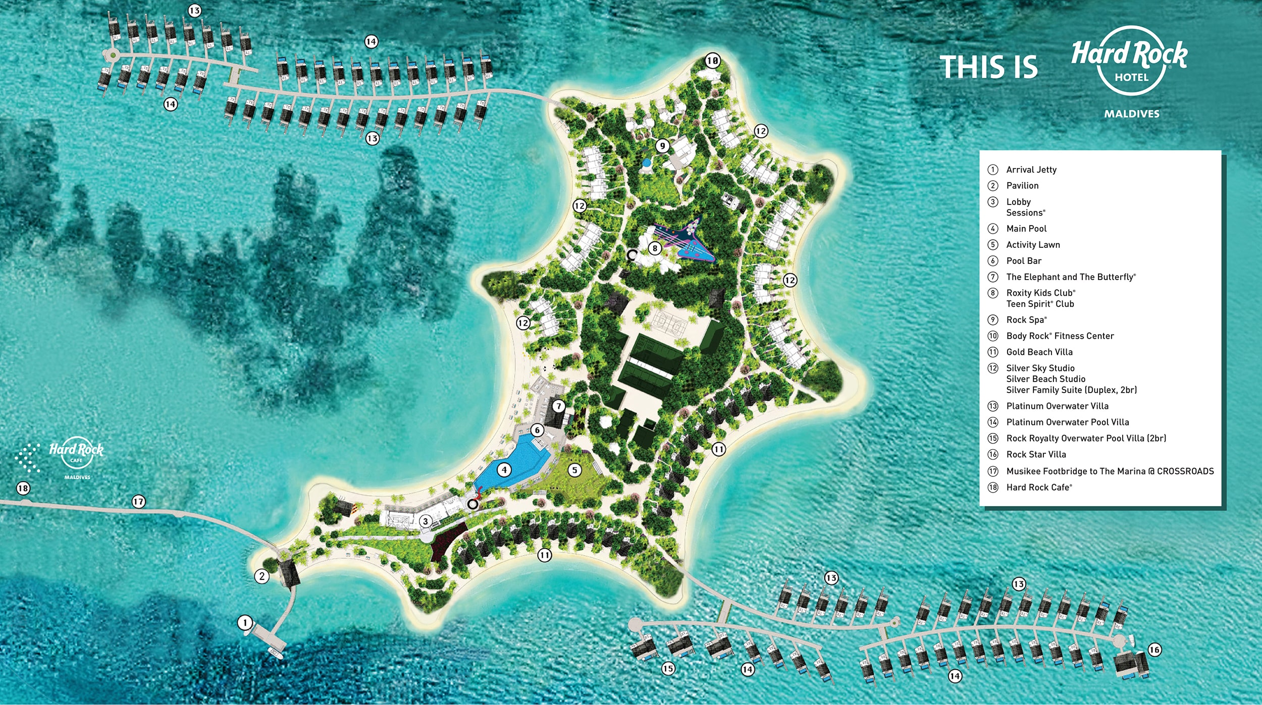 Hard Rock Hotel Maldives, Південний Мале Атол, Мальдіви мініатюра 7