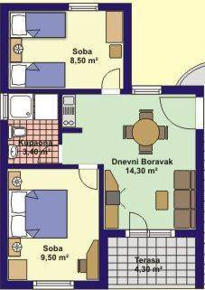 Urania Bungalows — Башка-Вода, Хорватія мініатюра 7
